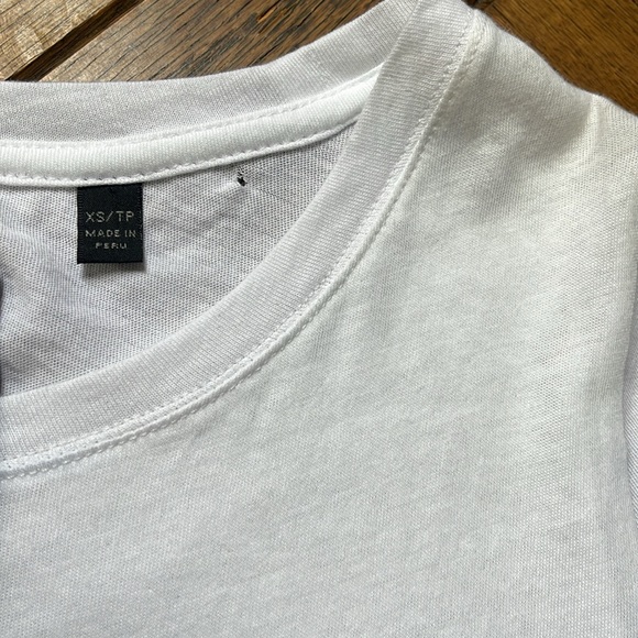 ATM Anthony Thomas Melillo Vintage Jersey Crew Neck T-Shirt white XS *NWT* - Picture 8 of 8